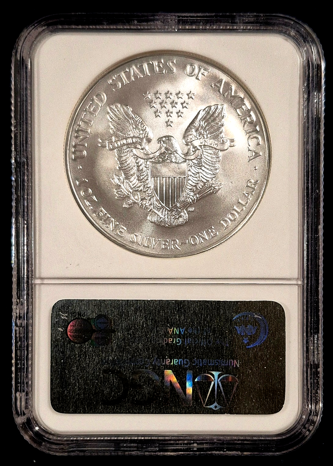 2006 American .999 Silver Eagle “First Strikes” NGC Near Perfect MS69 Red Label