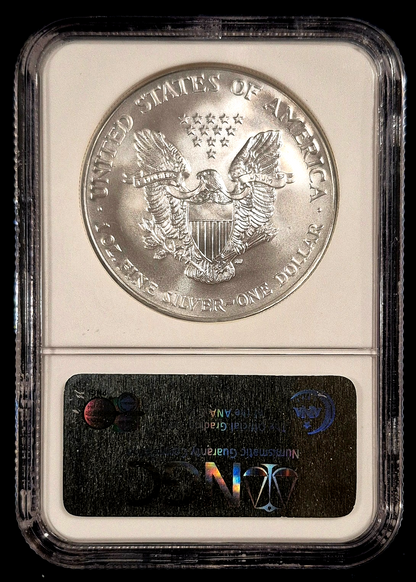 2006 American .999 Silver Eagle “First Strikes” NGC Near Perfect MS69 Red Label