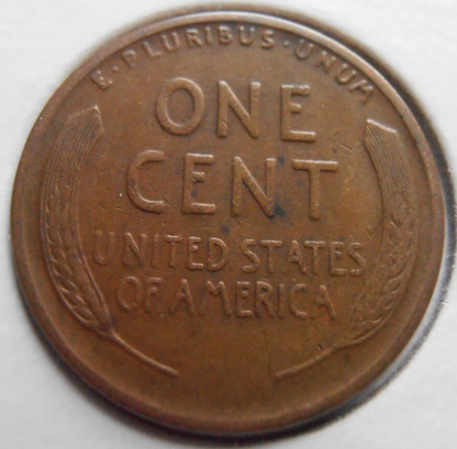1927 S Lincoln Wheat Cent Fine Condition Circulated Copper Penny 99 Years Old