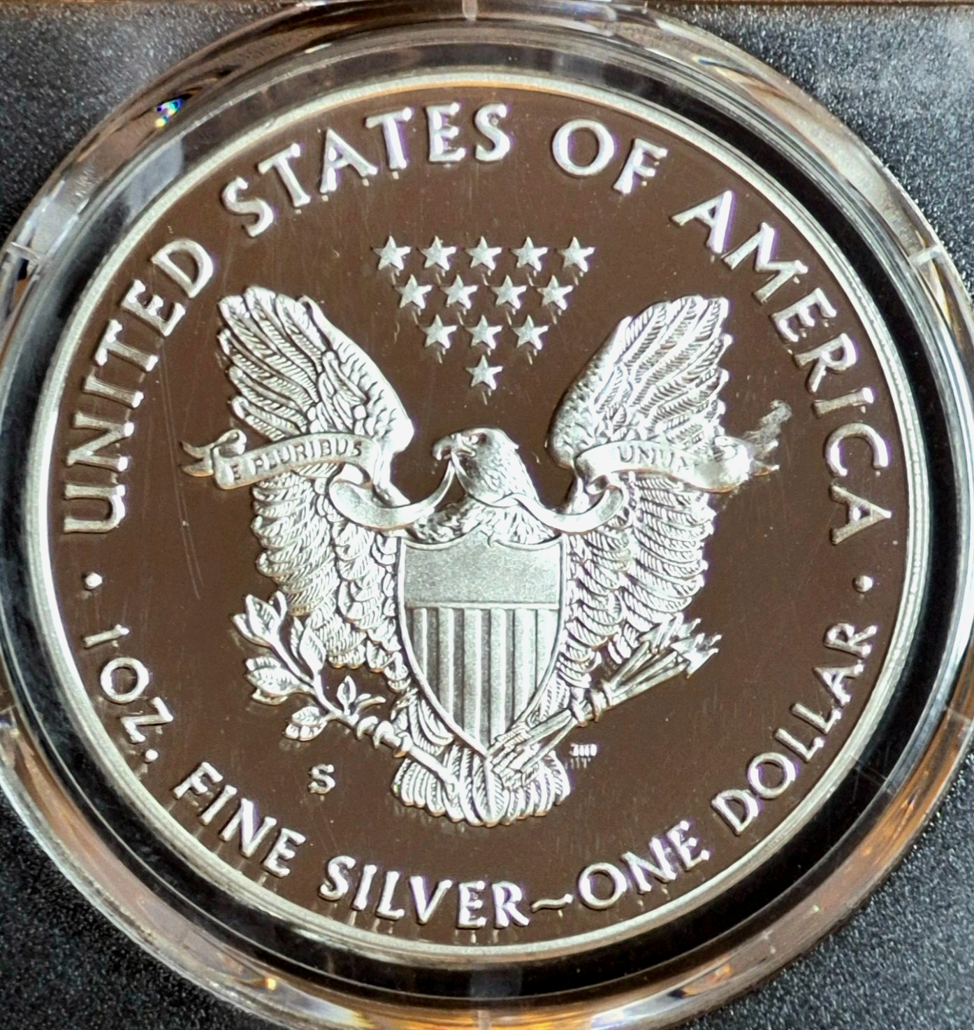 2019-S Silver Eagle PCGS PR70DCAM FDOI Gary Whitley Auto POP 130 1oz .999 SILVER