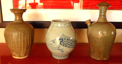 Three Distinct Ancient Korean Ceramics lot Goryeo-Joseon Dynasties.