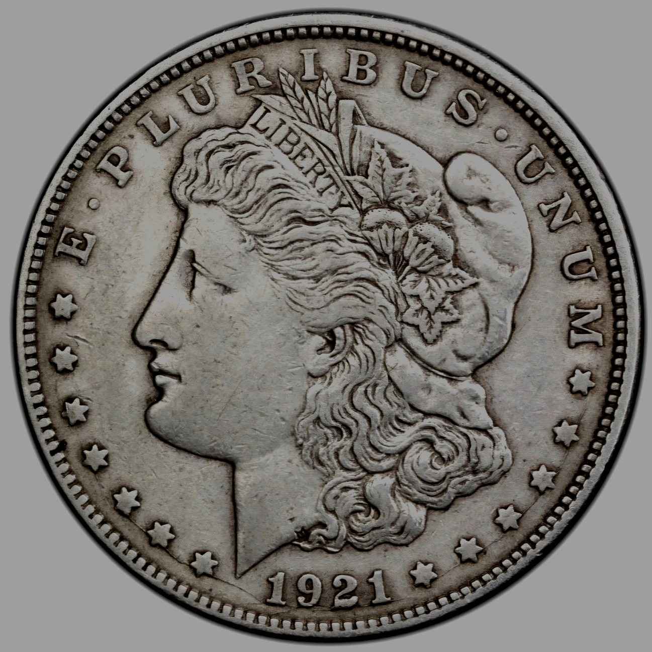 (1) 1921-D Morgan Dollar 90% Silver With Extra Fine Circulated Features 1$