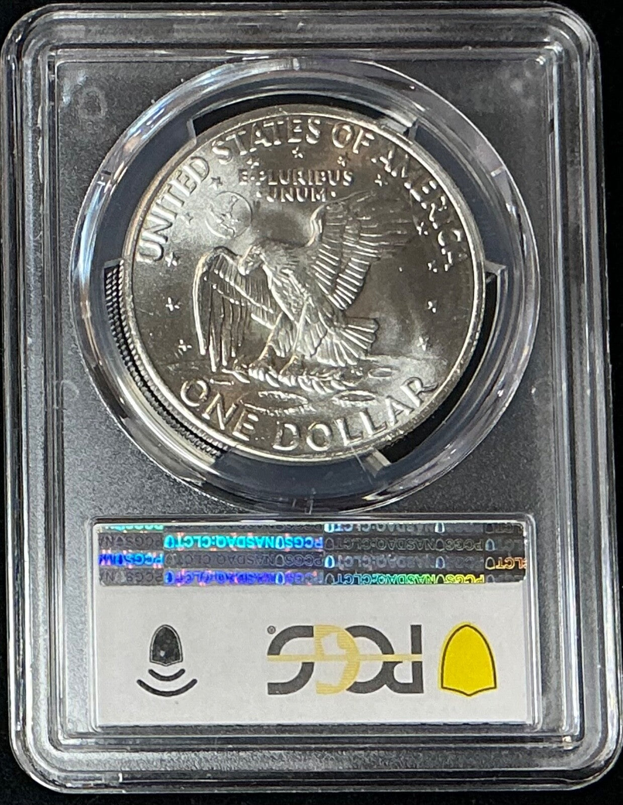 1971-S Silver Eisenhower Ike Dollar PCGS MS65 Bright Shiny $1 Coin