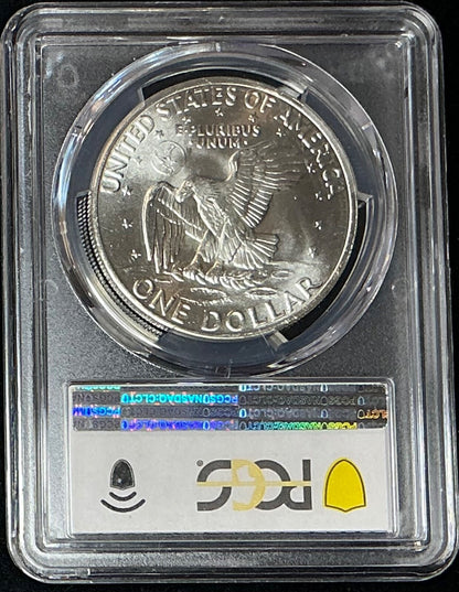 1971-S Silver Eisenhower Ike Dollar PCGS MS65 Bright Shiny $1 Coin