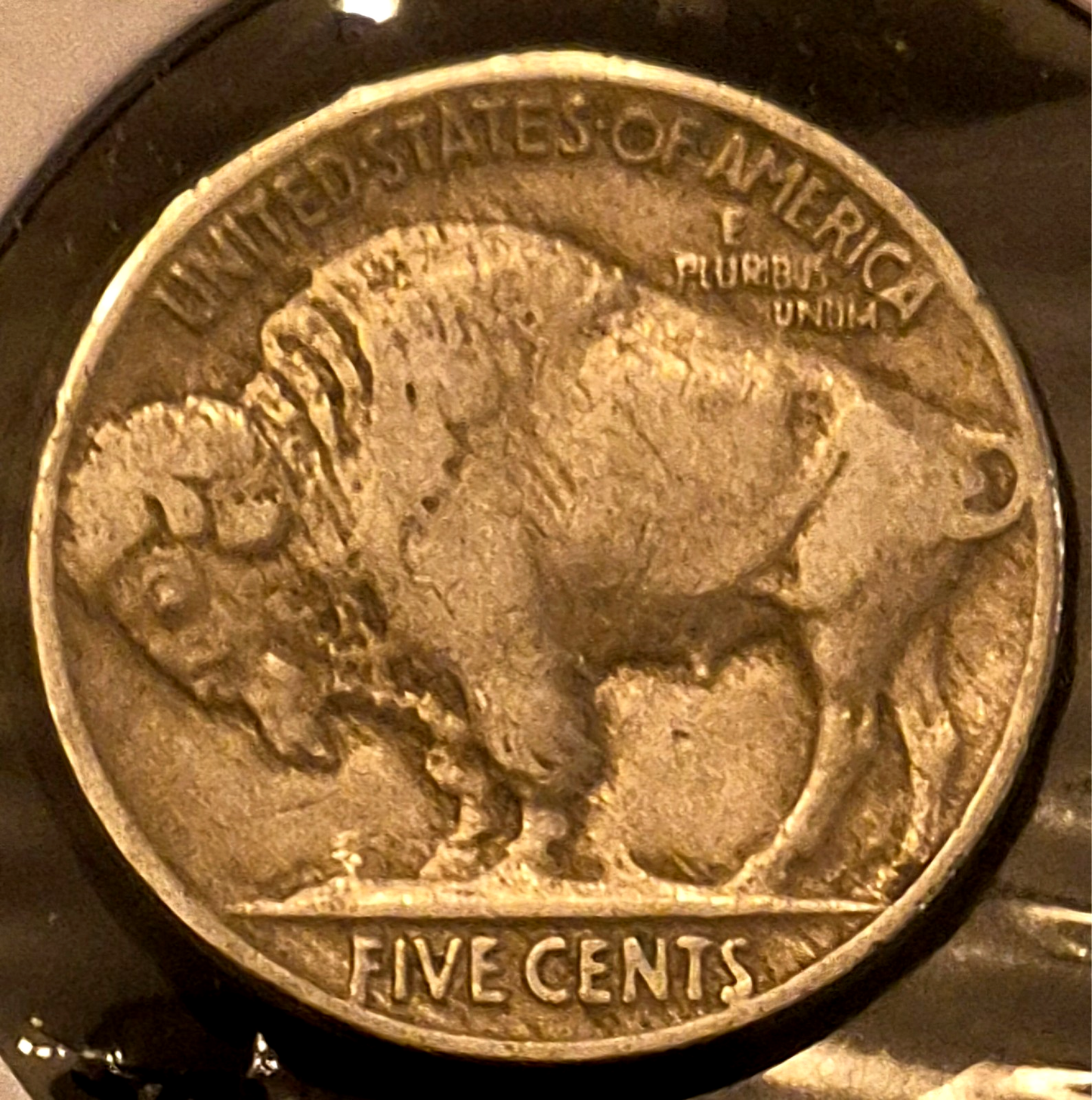 1935D Buffalo Nickel US Five Cent Coin Strong VF-XF Features 5C