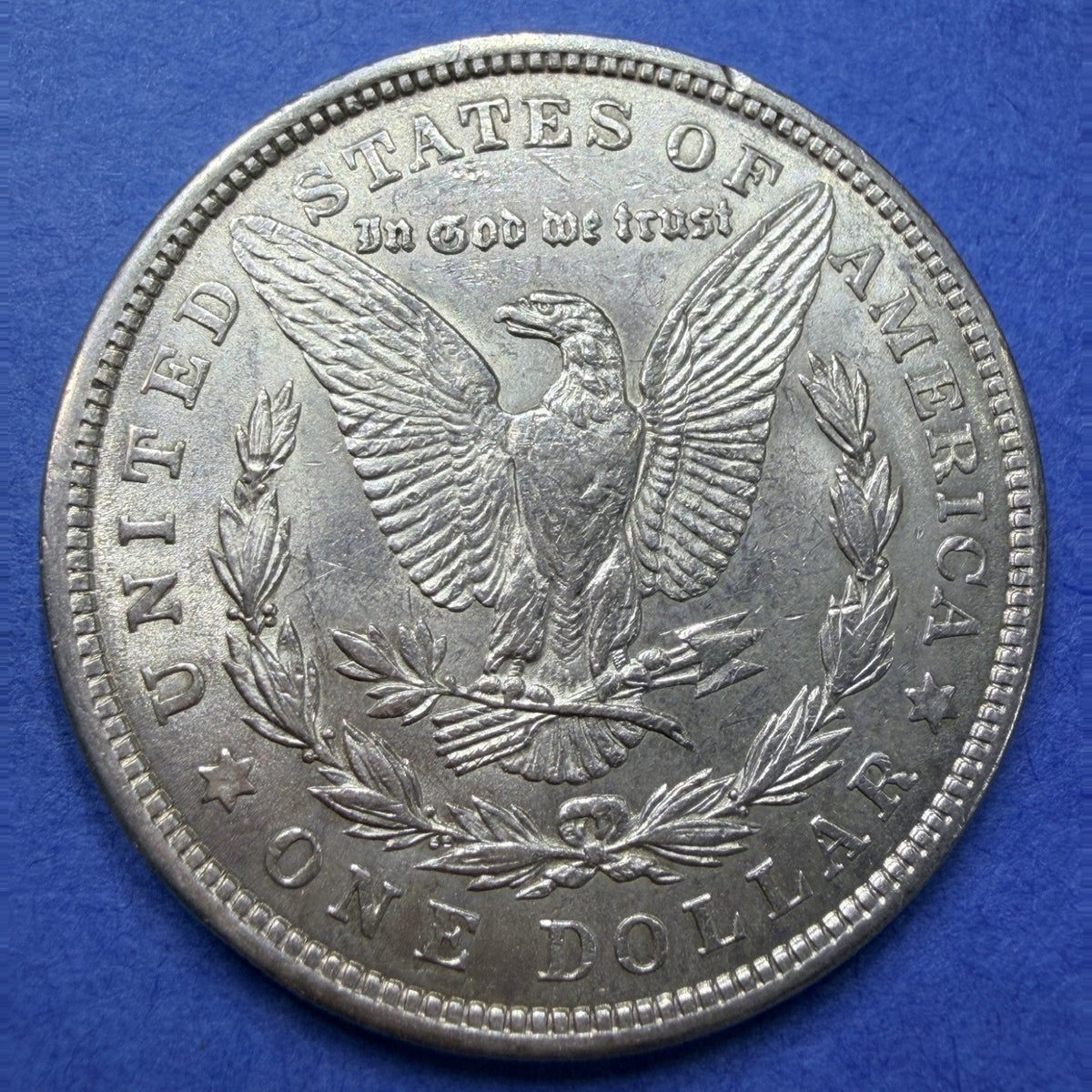 1921 Morgan Silver Dollar $1 XF Extremely Fine 90% Silver Last Year Rim Nick