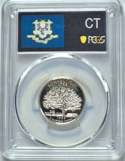 1999 S Silver State Quarter Set PCGS PR69DCAM 90% Silver (DE/PA/NJ/GA/CT) 25C