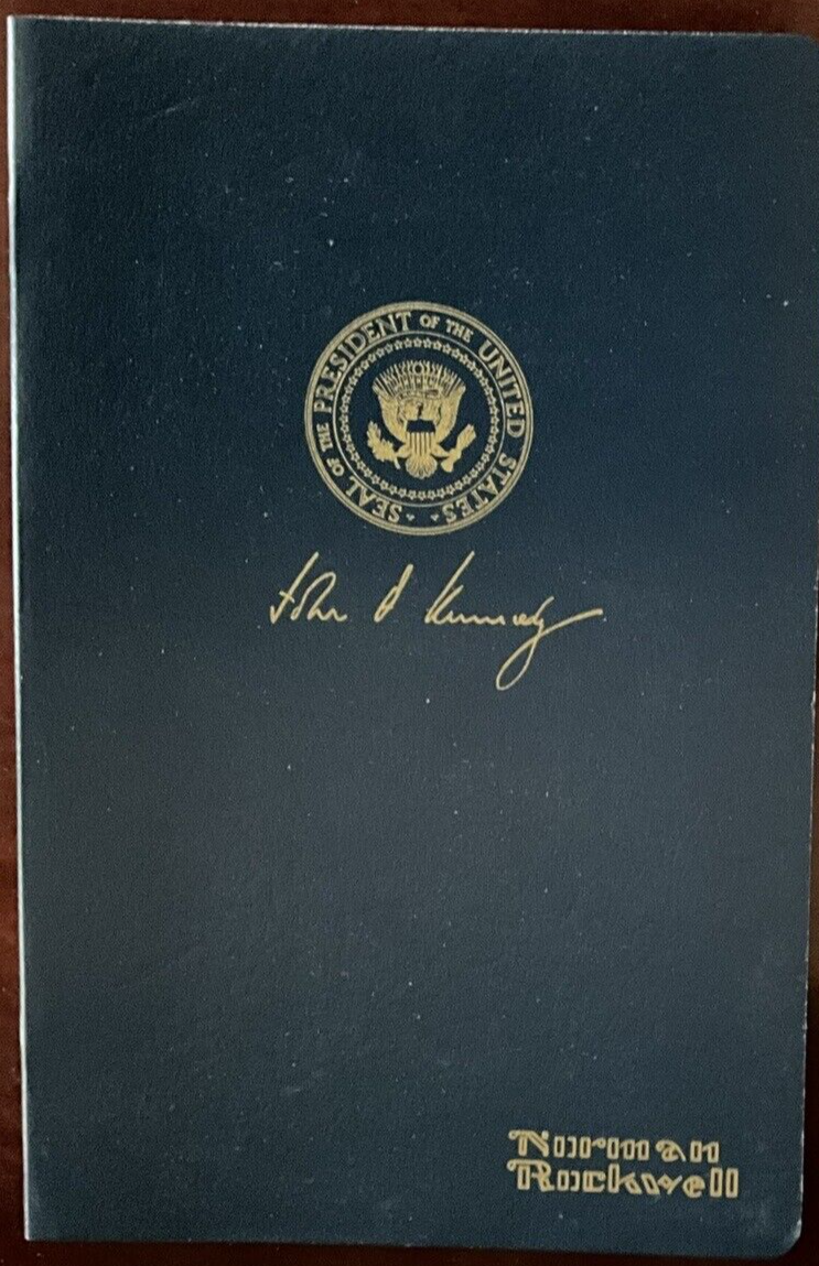 NORMAN ROCKWELL Lithograph JOHN F KENNEDY Numbered Limited Edition JFK Print COA