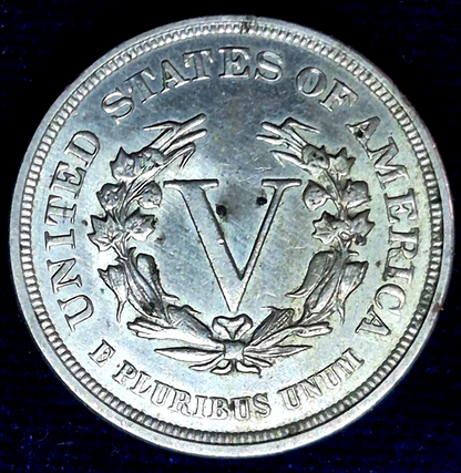 1883 No Cents Liberty V Nickel Strong MS++ Features Excellent Luster & Toning 5C