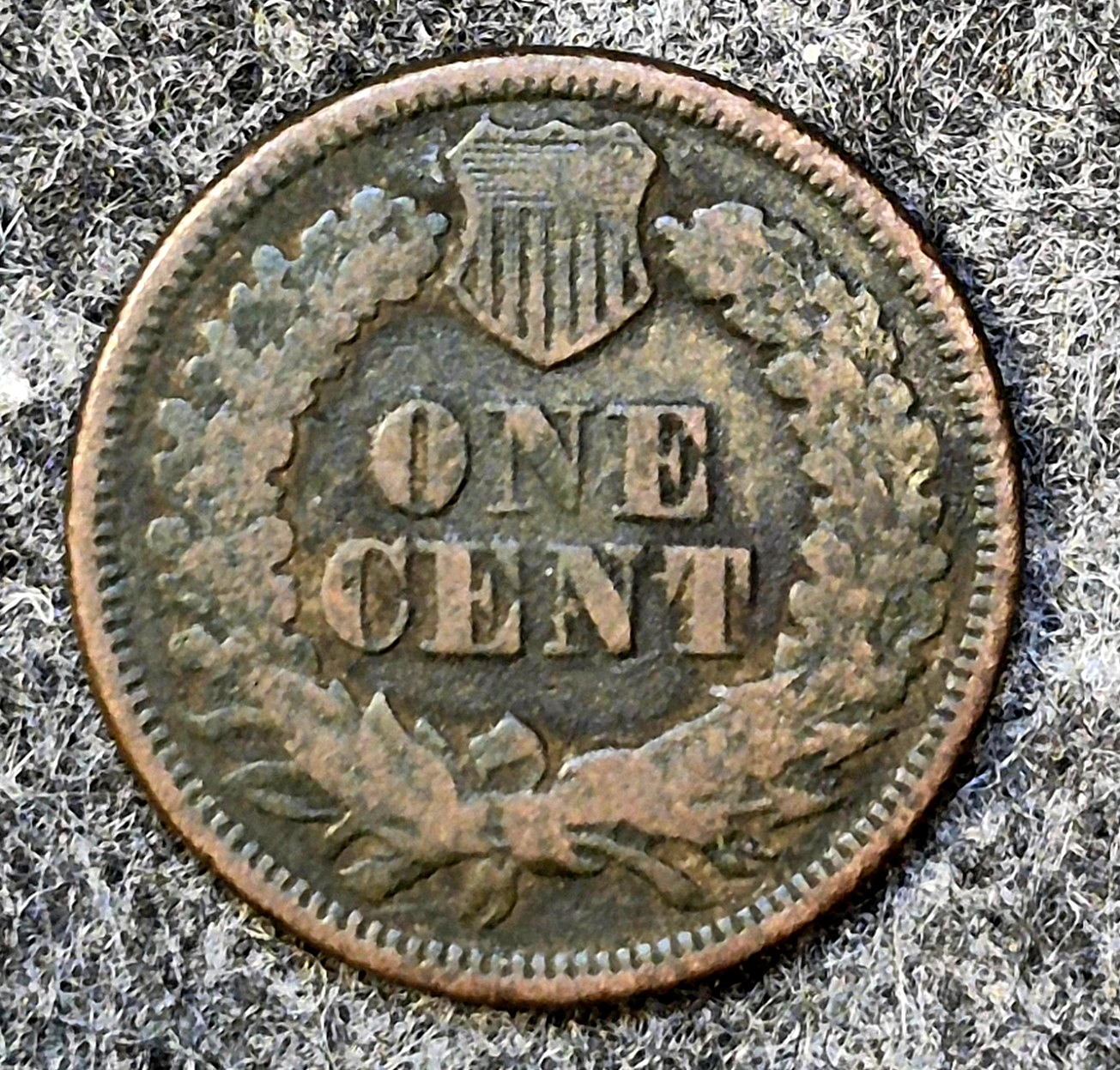 1868 Indian Head Cent Penny G-VG Features Part Liberty, Receive Coin Pictured 1C