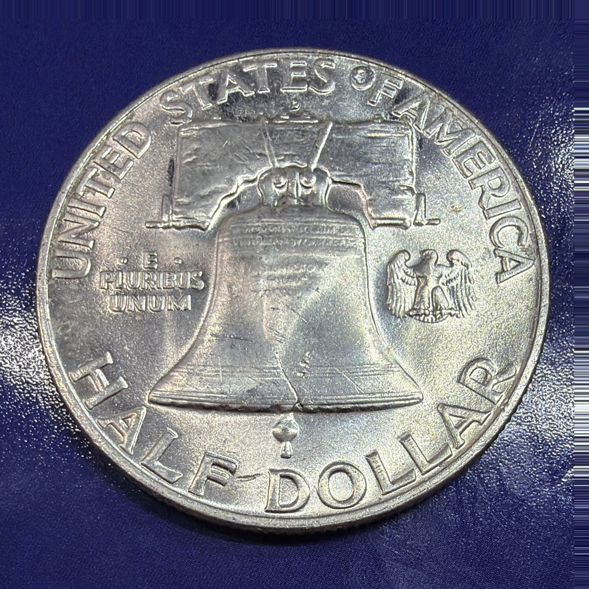 1958-D Franklin Half Dollar 50C BU Uncirculated 90% Silver US Coin Denver