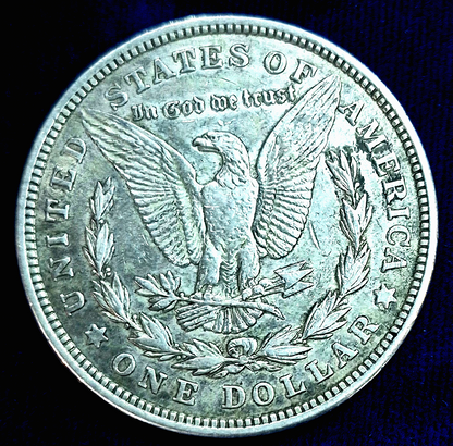 1921 Morgan Dollar PDS Set, 90% Silver, All With AU Circulated Features, (3) 1$