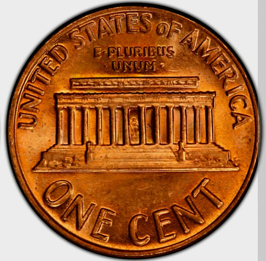 1969 Denver Lincoln Memorial BU Brilliant Uncirculated 1C From 🔥OBW Bank Roll🔥