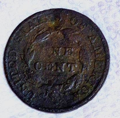 1827 Classic Head Large Cent 1C AG Or Less Features N5 Hard to Find Better Date