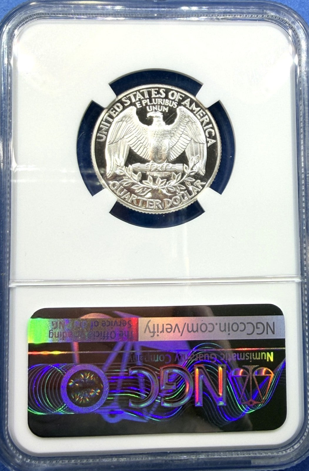 1997-S Washington Quarter 25C NGC PF69 Ultra Cameo 90% Silver Gem Proof Coin - view 4
