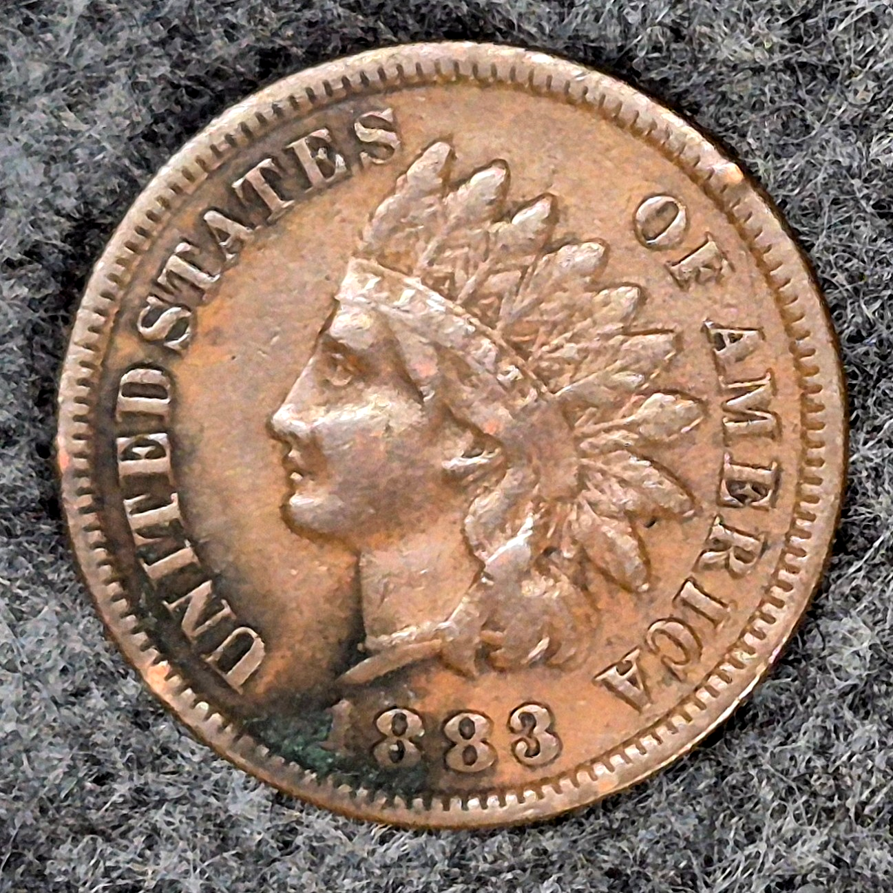 1883 Indian Head Cent Penny VF+ Features Full Liberty, Receive Coin Pictured 1C