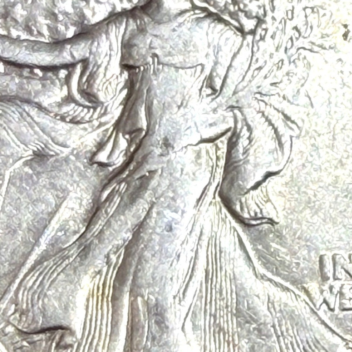 1944-D Walking Liberty Half Dollar 50C XF Extremely Fine 90% Silver Denver WWII