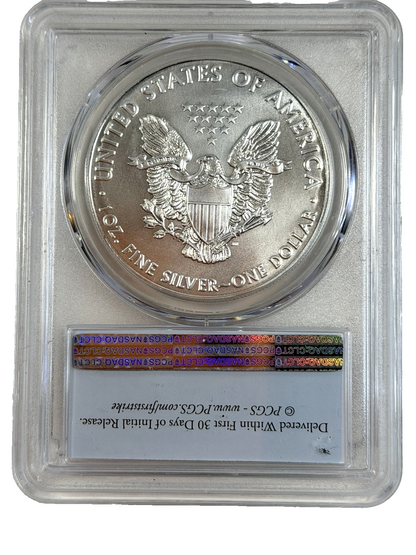 2021 (P) Silver Eagle First Strike PCGS MS 70 T1 Emergency Issue Philadelphia