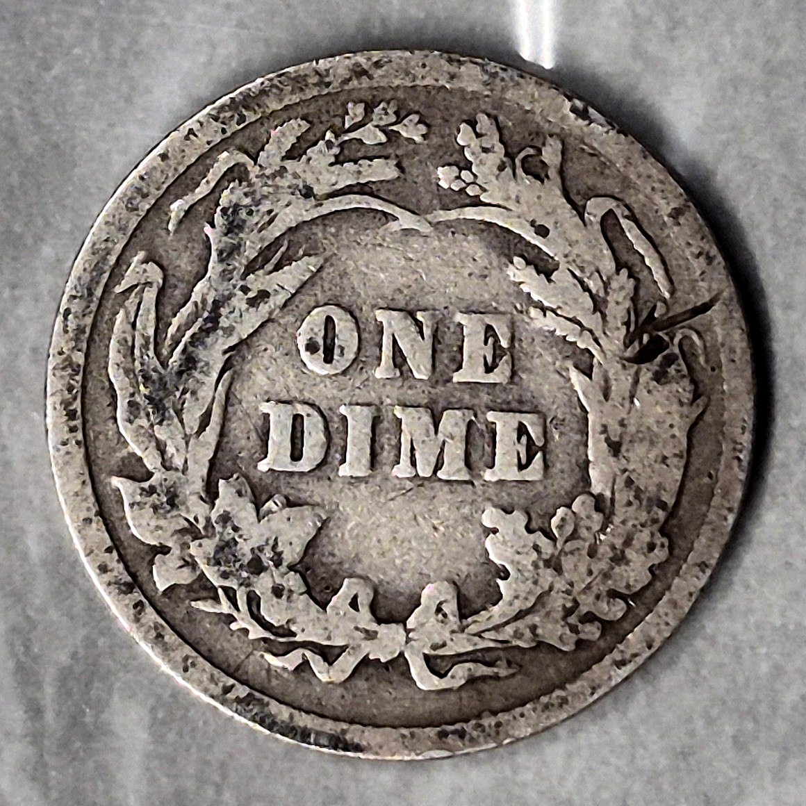 1899 Barber Liberty Head Dime 10C 90% Silver Philadelphia 19th Century Good