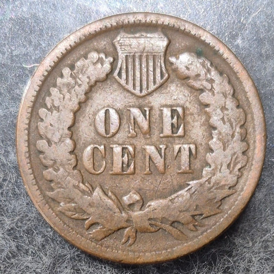 1894 Indian Head Cent Good Full Rims Shield Lines Bronze 1C US Penny Coin