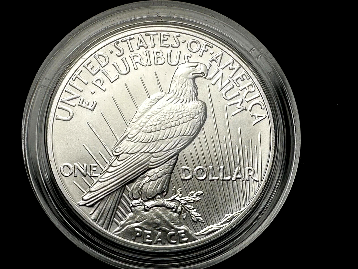 {4 Coin Set}  2023 Morgan & Peace Silver Dollars  Unc & Proof OGP BOX COA .9999