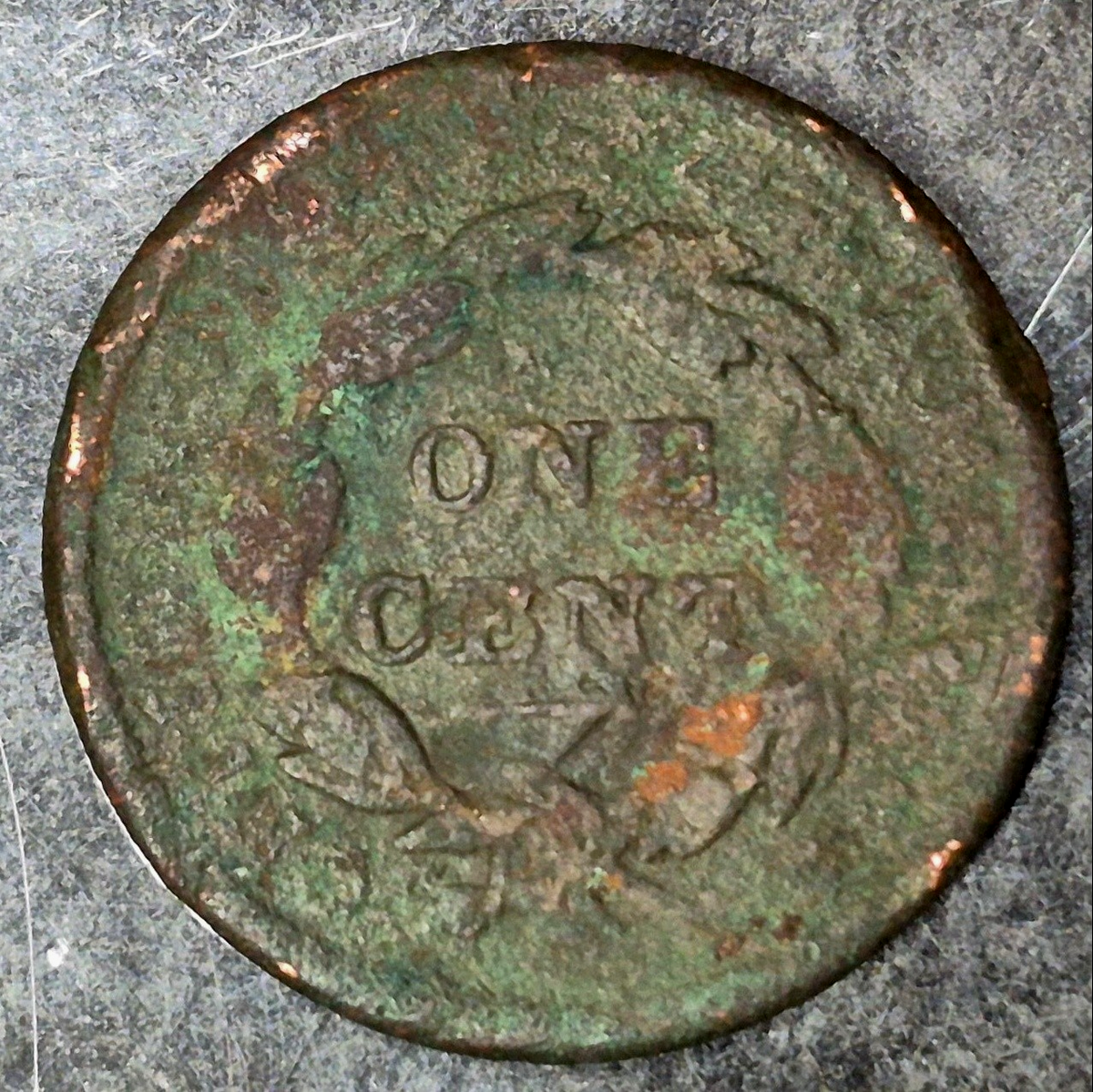 No Date Coronet Matron Head Large Cent 1816-1839 Conservation Project 1C Copper