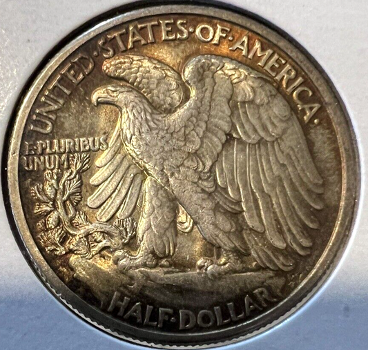 SUPER TONER GEM 1942-P Walking Liberty Half Dollar Strong MS++ Features 50C 90%
