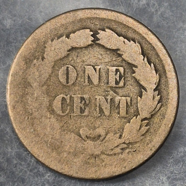 1859 Indian Head Cent Penny 1C G Good Copper-Nickel Laurel Wreath 1st Year Type