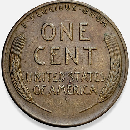✅ 1942 D Lincoln Wheat Cent FINE - VERY FINE  (F-VF)  Copper  1c Coin From Roll