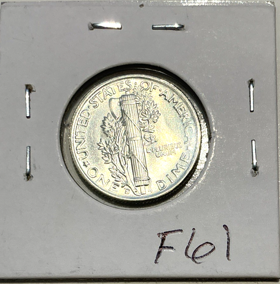 1942 S Mercury SILVER Dime MS Features FB Quality Full Bands San Francisco 10c