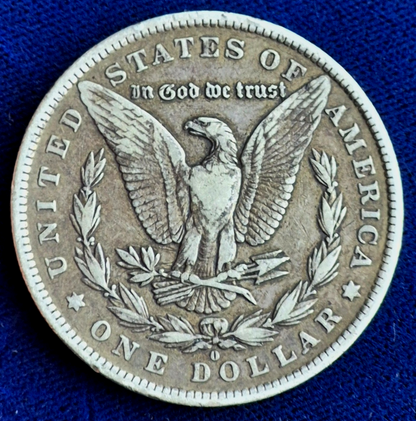 1884 O Morgan $1 Dollar 90% Silver Nice Strong VF Features With Great Toning