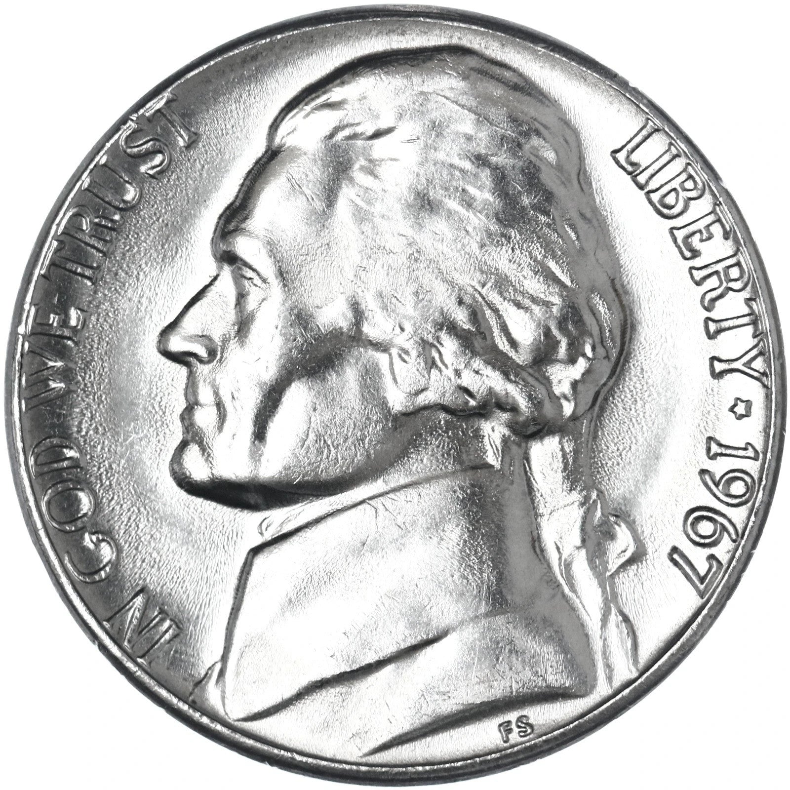 ✅ 1967 P Jefferson Nickel - GEM BU - Uncirculated Coins - ⭐️  REDUCED SHIPPING !