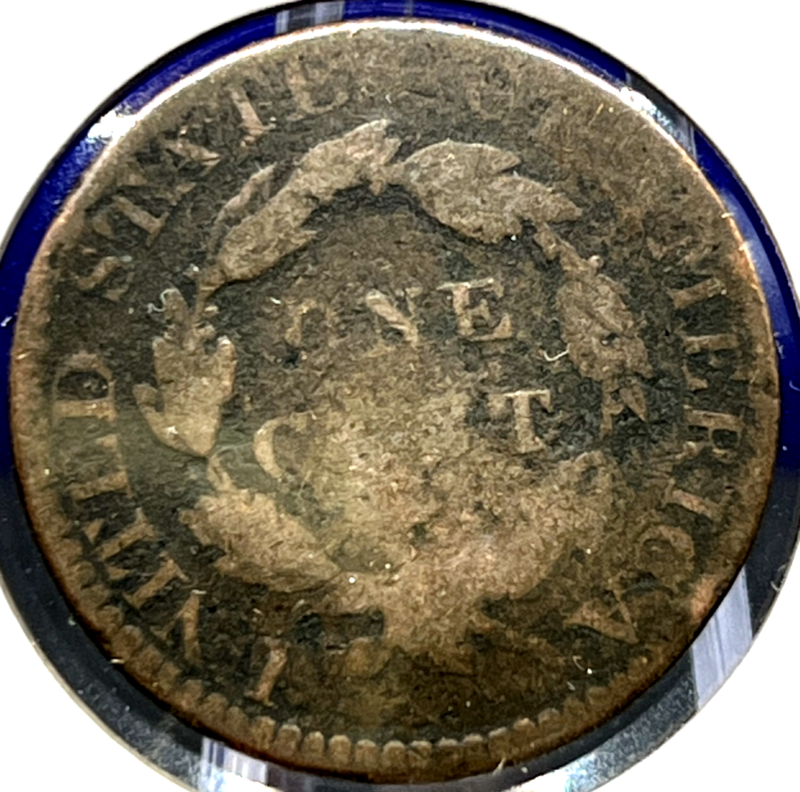 1825 Coronet Matron Head Large Cent Copper Penny ROTATED DIE 1c Collectible Coin