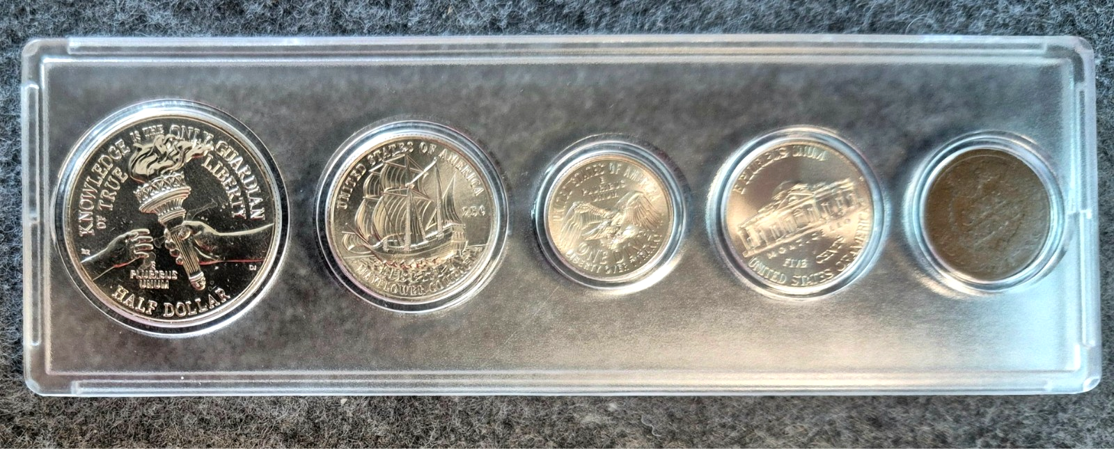 Unique 1776-2026 USA BU 4 Coin Set PLUS Centennial Era AG 1876 Indian Head Cent