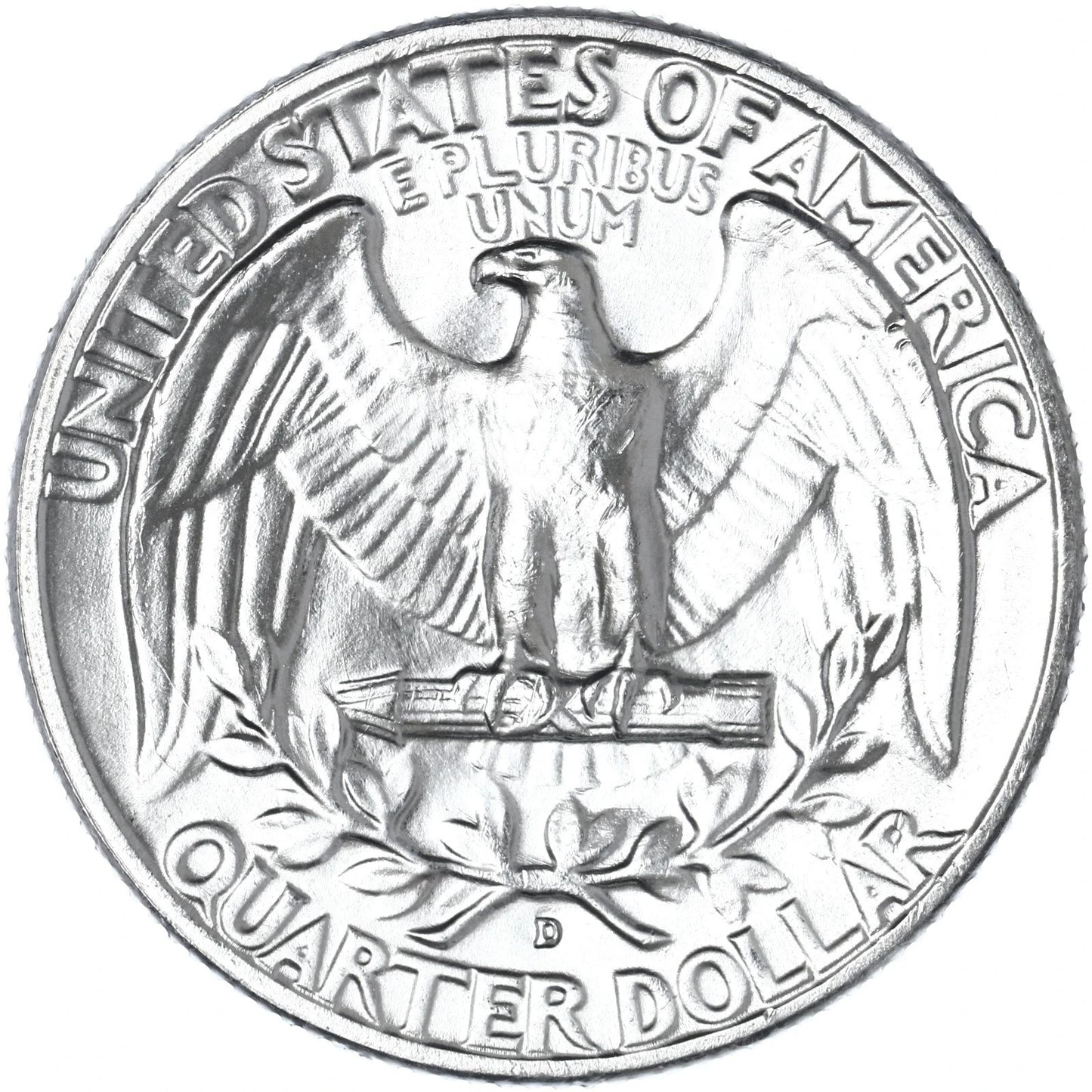 ⭐️ 1957 D Washington Quarter 90% Silver GEM BU ⭐️ Beauty US Coin from OBW Roll