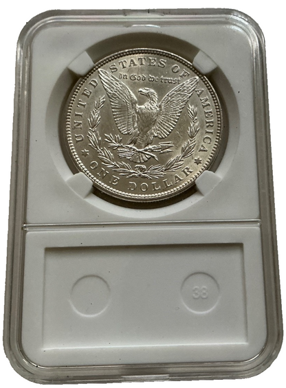 1898 Morgan 90% Silver Dollar Crisp Strike & Sharp, Strong MS Features BU Coin