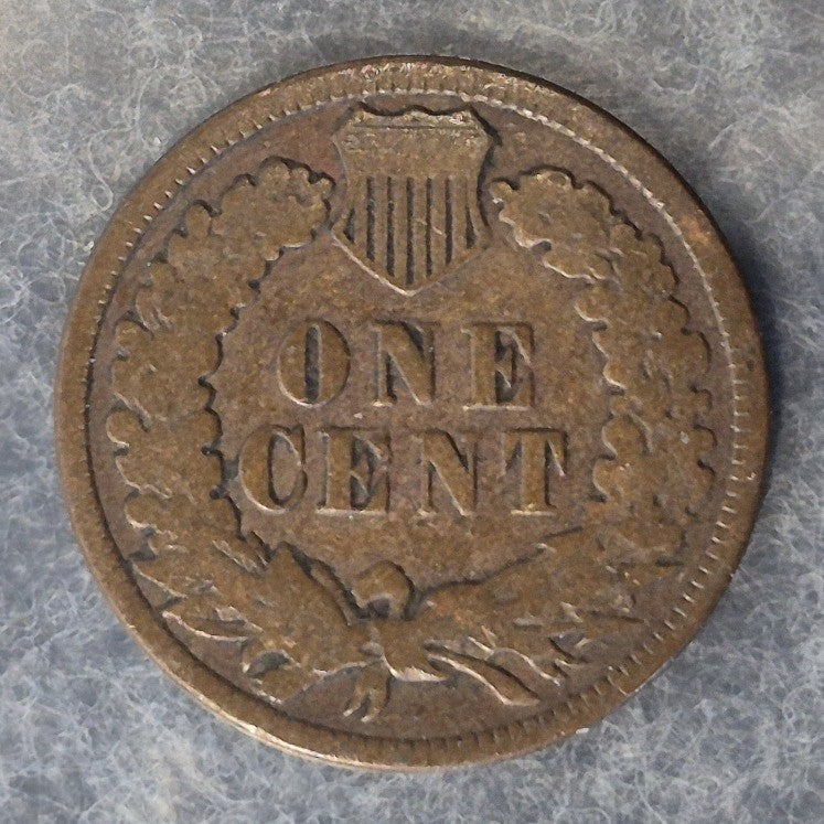 1887 Indian Head Cent Penny 1C Good Bronze Philadelphia US Coin 19th Century