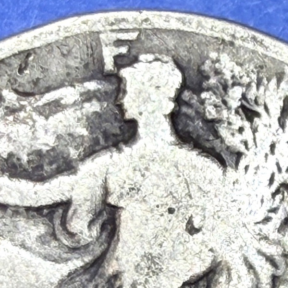 1918 Walking Liberty Half Dollar 50C G Good 90% Silver WWI Era Philadelphia Coin