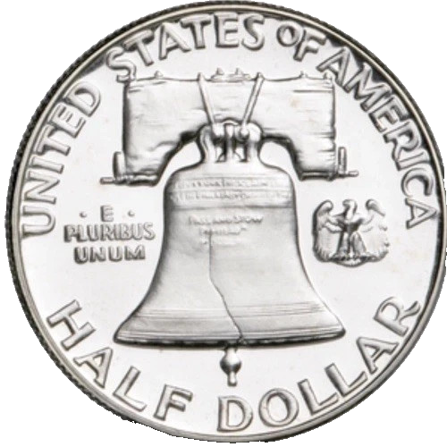 1962 CAMEO PROOF Franklin Half Dollar SUPERB Gem BU Sharp Strike 90% Silver Coin