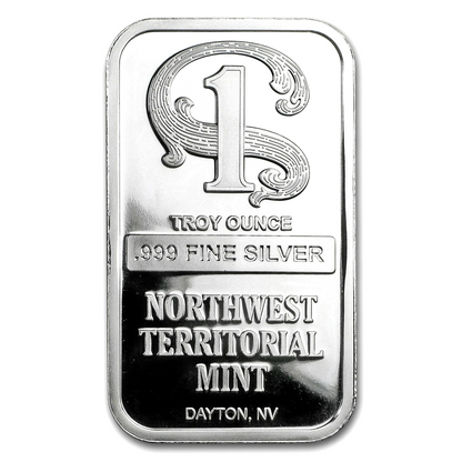 🔥 Northwest Territorial Mint 1 Troy Ounce .999 FINE SILVER OZ Art Bar