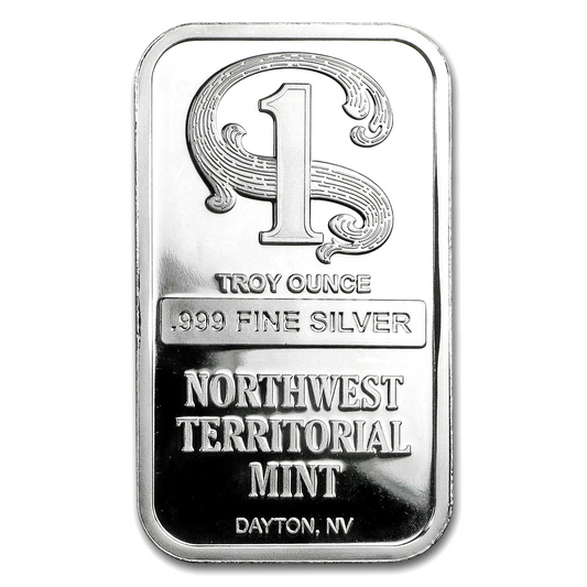 🔥 Northwest Territorial Mint 1 Troy Ounce .999 FINE SILVER OZ Art Bar