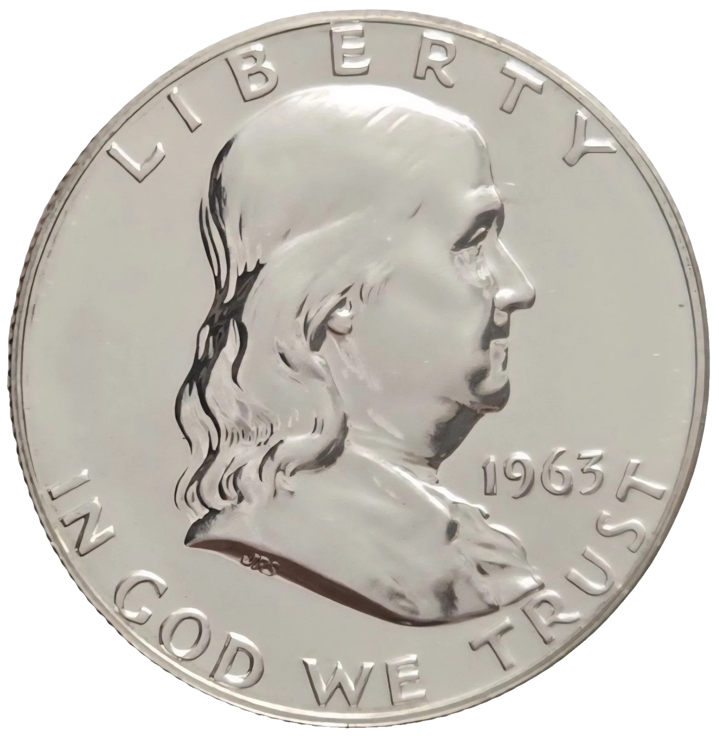 1963 CAMEO PROOF Franklin Half Dollar SUPERB Gem BU Sharp Strike 90% Silver Coin