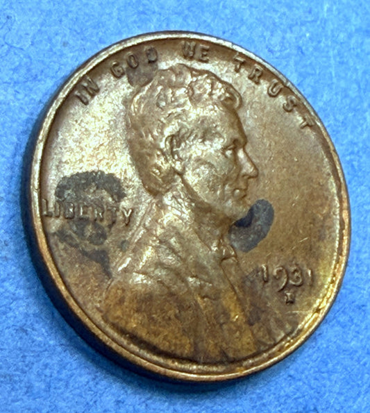 1931 D Lincoln Wheat Cent 1C VF Very Fine SEMI-KEY Date 4.48 Million Mintage US