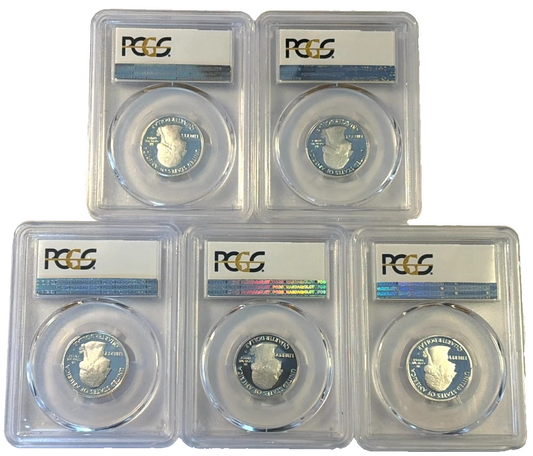 2014 S National Parks Quarters 5 Coin Set PCGS PR69DCAM Newly Graded Collectible