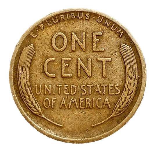 1938 D Lincoln Cent Good - Very Good  (G-VG) Circulated Condition Copper Penny