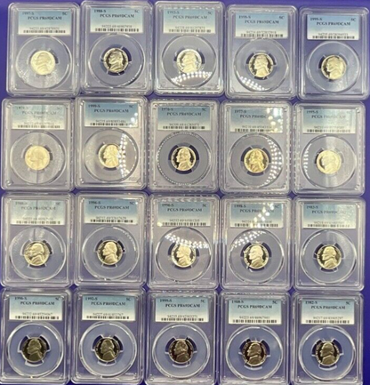 Jefferson Nickel 5c PROOF COINS🔥 PCGS ONLY PR69DCAM💰 Professionally Graded