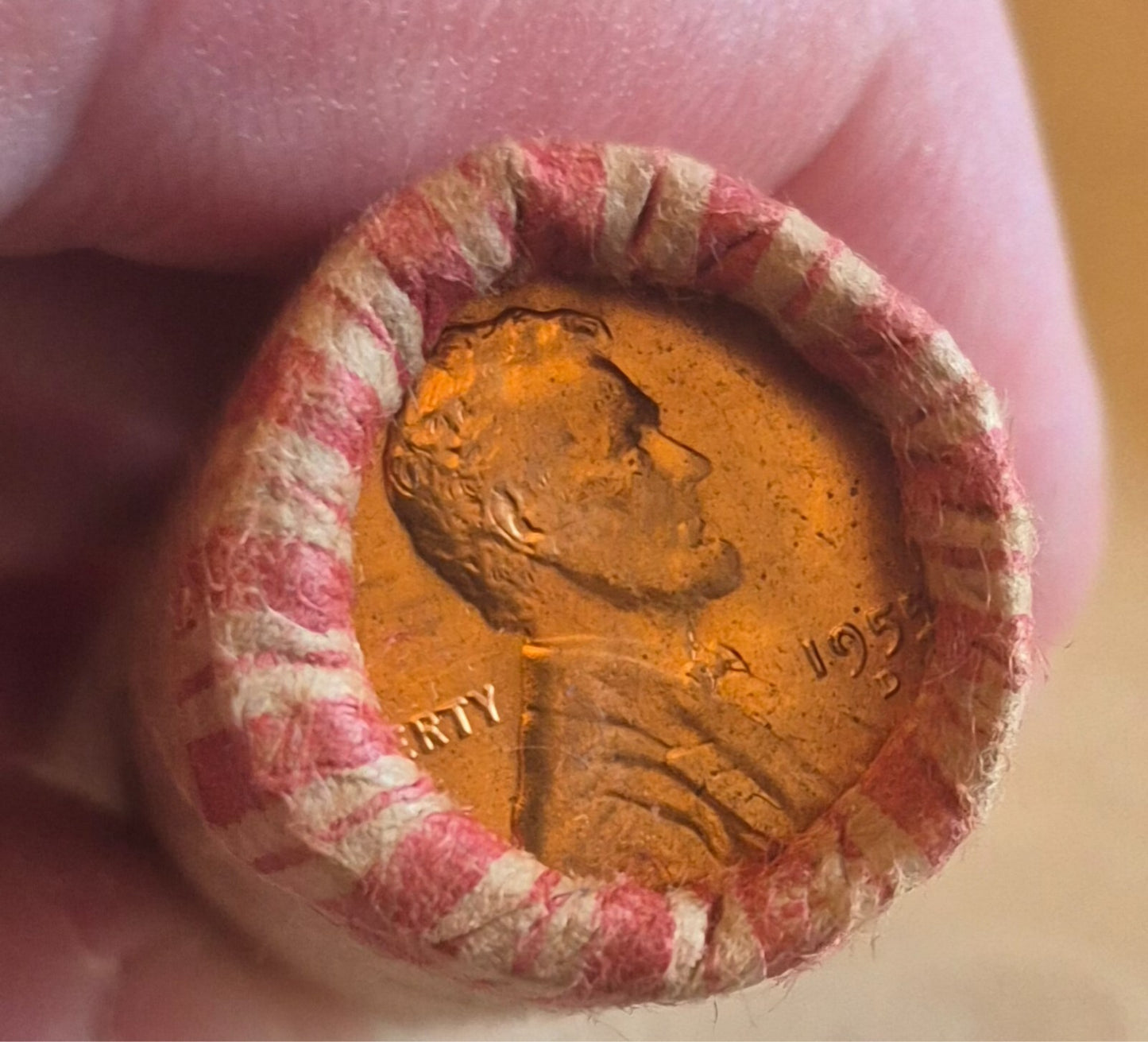 1955 D Lincoln Wheat Cent  BU Brilliant Uncirculated 1C🔥From OBW Bank Roll🔥