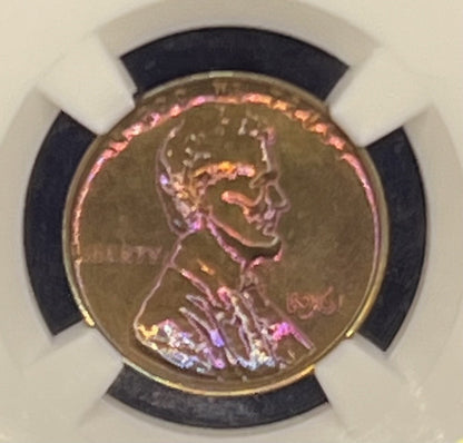 1961 NGC PF65 BN Lincoln Cent 1c🔥 PINK NEON COLOR 🌈 Toner Alert ‼️ Proof Coin