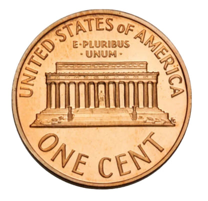 ✅ 1963 D BU Lincoln Memorial UNCIRCULATED Shiny Red From OBW Mint Roll Coins NOS