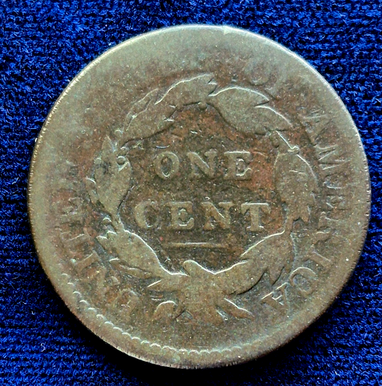 1817 Large Cent Coronet 15 Star N-16 Variety with 45° CCW Rotated Die
